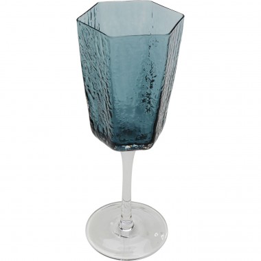 Taça de vinho branco Cascata azul