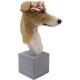 Objeto decorativo Fiori Greyhound 47 cm