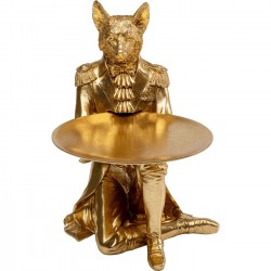 Estatueta decorativa Sitting Waiter Fox 36 cm