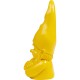 Estatueta decorativa Gnome amarela 21 cm