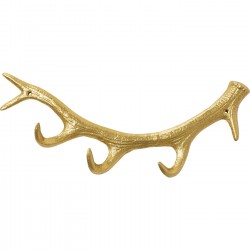 Cabide Antler dourado 35 cm