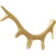 Cabide Antler dourado 35 cm