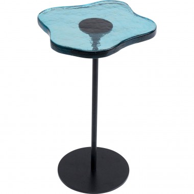 Mesa de apoio Lava azul Ø30 cm