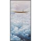 Quadro com Moldura Cloud Boat 60x120 cm
