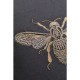 Almofada Glitter Bee 40x40 cm