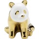 Peça decorativa Sitting Panda Gold 18 cm