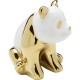 Peça decorativa Sitting Panda Gold 18 cm