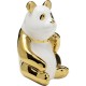 Peça decorativa Panda Gold 19 cm