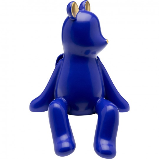 Estatueta decorativa Sitting Squirrel Blue 20 cm