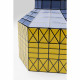 Vaso Magic Azul e Amarelo 23cm