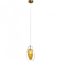 Candeeiro de Tecto Diamond Fever Dining dourado 17cm