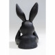 Peça Decorativa Sweet Rabbit Preta 23cm