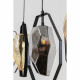 Candeeiro de Tecto Diamond Fever Dinin Preto 110cm