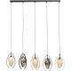 Candeeiro de Tecto Diamond Fever Dinin Preto 110cm