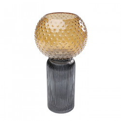 Vase Marvelous Duo Amber Cinza 31cm
