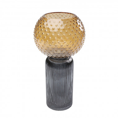 Vase Marvelous Duo Amber Cinza 31cm
