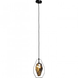 Candeeiro de Tecto Diamond Fever Dining Preta 17cm