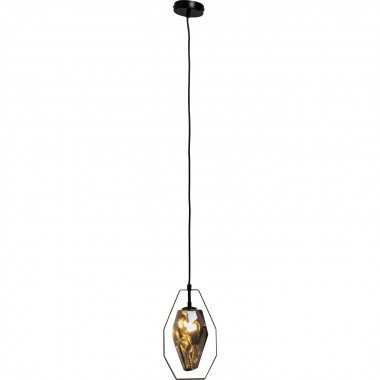 Candeeiro de Tecto Diamond Fever Dining Preta 17cm