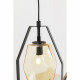 Candeeiro de Tecto Diamond Fever Dining Preta 17cm
