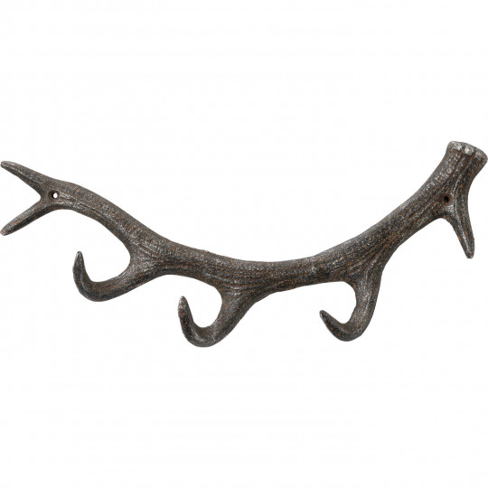 Cabide Antler preto 35 cm