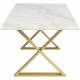 Mesa Eternity Cross Cerâmica Dourada