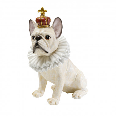 Peça Decoratica King Dog Branco 33cm
