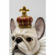 Peça Decoratica King Dog Branco 33cm