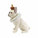 Peça Decoratica King Dog Branco 33cm