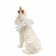 Peça Decoratica King Dog Branco 33cm