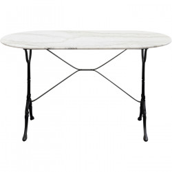 Mesa Bistrot marble Branco 120x60cm