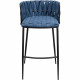 Banco de bar Saluti Azul 77cm
