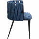 Cadeira de braços Saluti Azul