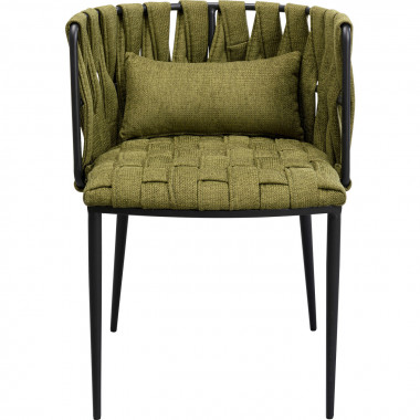 Cadeira de braços Saluti verde