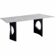 Mesa Bilbao Oho Negro 180x90cm