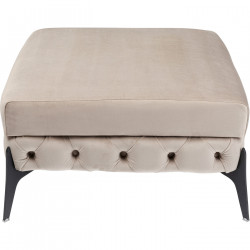 Banco Bellissima Veludo Taupe 80cm