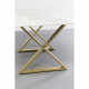 Mesa Eternity Cross latão 160x80