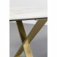 Mesa Eternity Cross latão 160x80