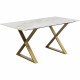 Mesa Eternity Cross latão 160x80