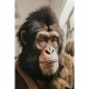 Quadro de Vidro Metro Monkey 60x60cm