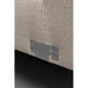 Sofá de canto Gianna 250cm creme c/chaise à esq