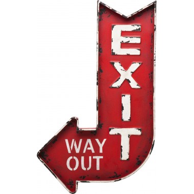 Decoração de Parede Exit