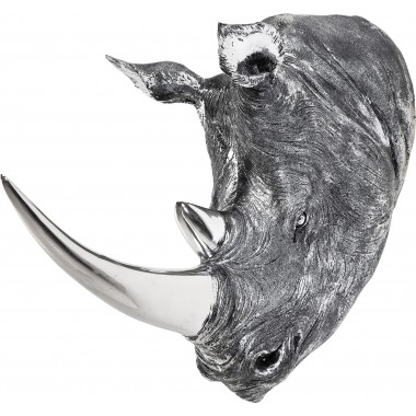 Deco Head Rhino Antique