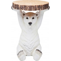 Mesa de Apoio Animal Polar Bear Ø37cm-78943 (11)