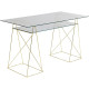 Base de mesa Polar bronze mate 31x49cm (2/peças)