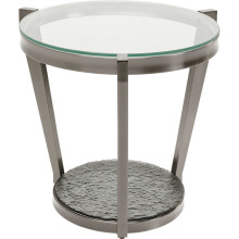 Mesa de apoio Monocolo Grafite Ø50cm