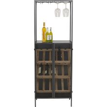 Garrafeira Porto Bar Preto 60x170cm