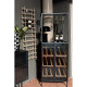 Garrafeira Porto Bar Preto 60x170cm