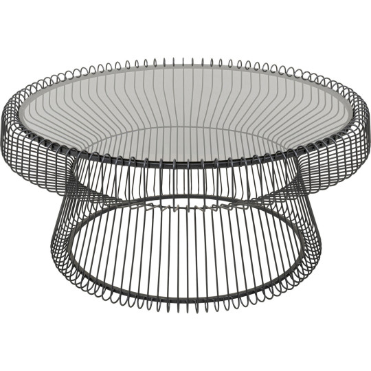 Mesa de centro Lisboa Preto Ø86cm