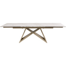 Mesa Extensível Nelly Greige 180(40+40)x90cm