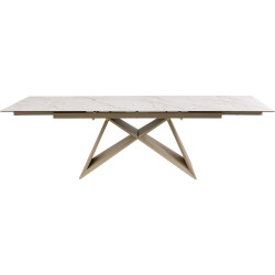 Mesa Extensível Nelly Greige 180(40+40)x90cm